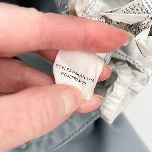 Prana Blue Gray Raw Hem Straight Leg Jeans Women’s Size 16 - Picture 10 of 10